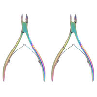 Coupe-cuticules en acier inoxydable de haute qualité pour manucure, pédicure, nail art, coupe-ongles, taille et couleur personnalisables