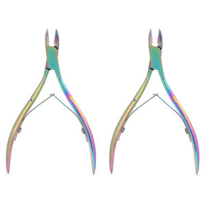 Pince à cuticules en acier inoxydable de haute qualité manucure et pédicure Nail Art coupe-cuticules pour ongles tondeuse - Product Image 1