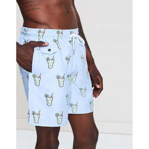 กางเกงว่ายน้ำชายคุณภาพดี เนื้อผ้านุ่ม สวมใส่สบาย ยืดหยุ่นได้ดี กางเกงชายหาดสำหรับผู้ชาย จัดส่งแบบ DDP กางเกงขาสั้นตาข่าย - Product Image 2