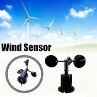 Alat Ukur Kecepatan Angin Hemat Daya Vane 5V DC Zigbee Arduino Rs485 4-20ma 0-5v Anemometer Angin 0.1m/s