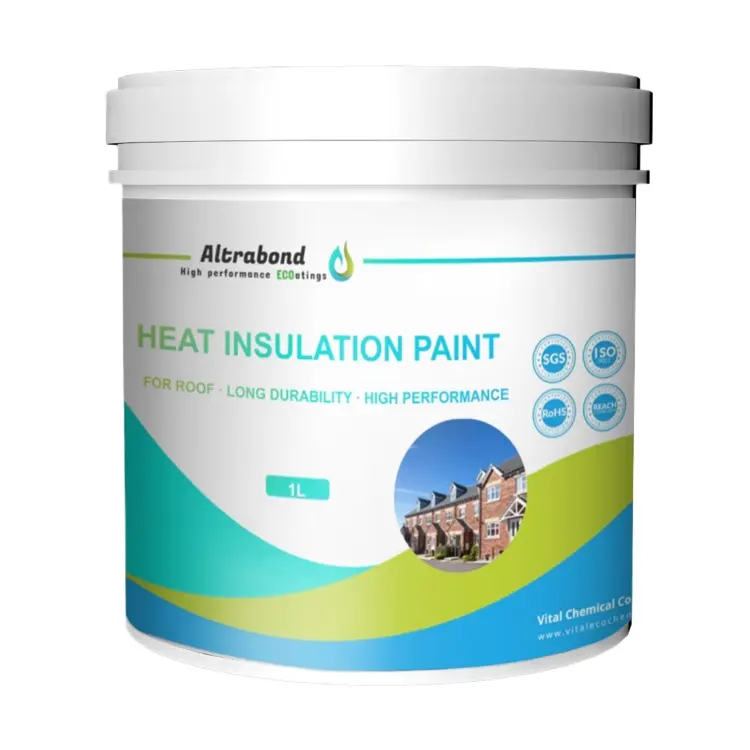 Premium Quality Waterproof Temperature Resistance Water-based Heat Insulation Paint