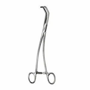 Pince à veine cava Satinsky professionnelle, instrument manuel de chirurgie cardiovasculaire, 24 cm - Product Image 2