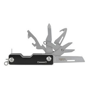 Wallis K900392 Multi-Tool 11-in-1 con Manico in Metallo Nero - Product Image 1