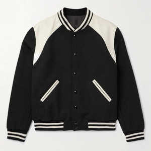 Chaqueta Universitaria Formal Unisex con Bordado Chenille, Cuello Alto, Diseño Personalizable, Impermeable y Resistente al Viento - Product Image 4