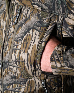 Chaqueta de Invierno para Hombre, Estilo Anorak, Camuflaje de Nieve, Blanca, para Caza en el Bosque, con Capucha, Aislante, Parka Táctica para Exteriores, Abrigo Cálido - Product Image 5