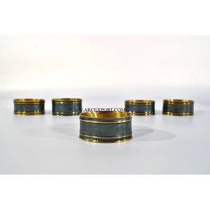 <b>Silver</b> Plated Metal <b>Napkin</b> Ring Superior Quality Handmade Fancy Tissue Holder Round Shape Luxury New Metal <b>Napkin</b> Ring Supply - Product Image 4