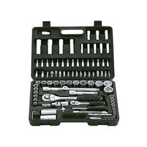 1/2'' and 1/4'' CRV Chrome <b>Impact</b> <b>Socket</b> Wrench Set DIY Grade with Torx & Hex Features OEM Customizable - Product Image 1