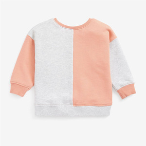 Sweat-shirt à blocs de couleur pour filles, manches longues, col rond, matière confortable et douce, idéal pour l'hiver, vêtements décontractés, service OEM - Product Image 2
