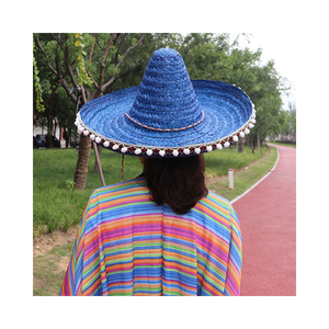 Mexican Party Decorations New Style Summer Mexican Sombrero <b>Wide</b> Brim Hats - Colorful Straw Hat Party - Mexican Hats - Product Image 6