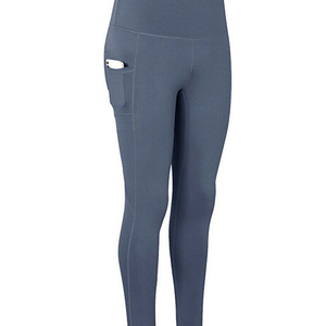 Latest Model Women's Fitness Yoga Wear Seamless Tights Factory-Made Casual Solid <b>Pattern</b> <b>Leggings</b> Bulk Quantity 100% Cotton - Product Image 2