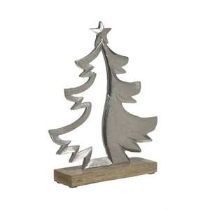 Accessoires de décoration de table de Noël époustouflants, fabriqués en aluminium de haute qualité, en bois, en métal, luxe, saisonnier, maison, usine - Product Image 5