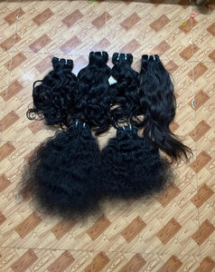 Máquina de cabello Remy indio virgen a granel de alta calidad, trama doble, sin desprendimiento, sin enredos, todos los colores, precio al por mayor adecuado - Product Image 5