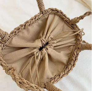 High Quality Handmade <b>Straw</b> Handbag Summer Woman One Shoulder Woven <b>Bag</b> Crochet Macrame Beach <b>Bags</b> Direct From Indian Supplier - Product Image 2