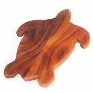 Élégante planche à découper en bois d'acacia, style tortue de mer, planche à charcuterie pour viande, fromage et légumes, centre de table de cuisine - Product Image 2