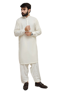 Ensemble Shalwar Kameez pour hommes en gros, 100% coton, vêtements décontractés, sans plis et à séchage rapide, toutes saisons, service OEM - Product Image 4