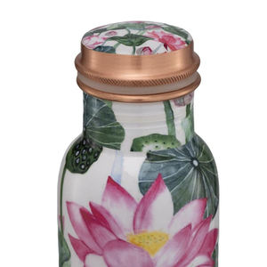 Los mejores precios al por mayor, botella de agua potable de cobre puro, botella impresa de cobre a granel, tamaño personalizado para regalo de boda, decoración para el hogar y la Oficina - Product Image 3