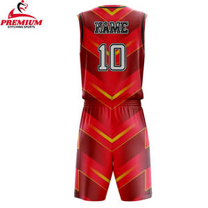 Personalizado personalizable barato 100% poliéster Reversible sin mangas baloncesto Jersey secado rápido transpirable entrenamiento uniforme conjunto - Product Image 2