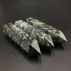 Kambaba Jasper คริสตัลหินควอตซ์ขัดเงาจุดหินรักสำหรับทำสมาธิเรกิและของตกแต่งบ้าน - Product Image 5