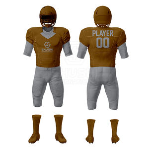 Uniforme de Fútbol Americano para Hombre, Nuevo Modelo 2025, de Alta Calidad, Transpirable, Estampado, Manga Corta, Conjunto Completo, Jersey de Equipo - Product Image 4