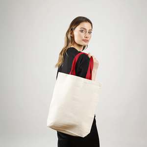 Bolsa de Lona de Algodón Ecológica y Duradera, Gran Capacidad, Colección para Toda Temporada, Uso Diario Multiusos, Logotipo Personalizable - Product Image 2