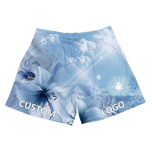 Esale Short en maille imprimé par sublimation de haute qualité style illustration logo personnalisé décontracté Board - Product Image 5