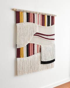 2024 Venta directa de fábrica Exquisita artesanía Decoraciones de pared para el hogar Clip Organizador Macrame - Product Image 1