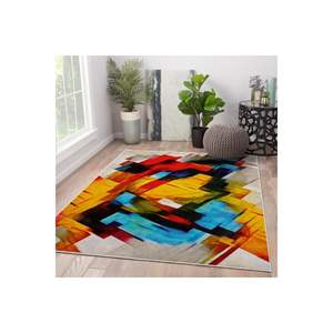 Couleur boucle motif abstrait tapis numérique imprimé armure Technique pour adolescent salon chambre décoration pour couloir Rectangle tapis - Product Image 1