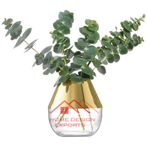 Arte en Vidrio, Juego de Arreglos Florales Secos Hidropónicos con Acabado Transparente, Adorno Decorativo para el Hogar - Product Image 1