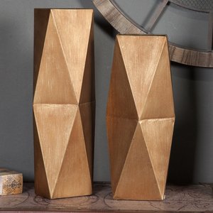 Handmade Metal Table Flower <b>Vase</b> with Gold Finished Perfect for Stylish Home <b>Decor</b> and Elegant Interior Accents - Product Image 2