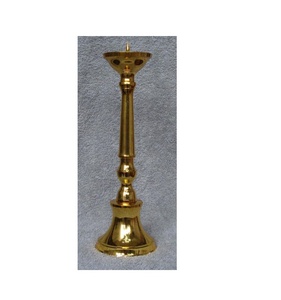 <b>Brass</b> Candle Vase <b>Holder</b> for Kitchenware and Restaurants Use Round Shape Wedding and Restaurants Use - Product Image 2