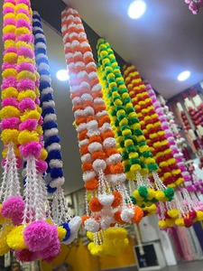 <b>Marigold</b> <b>Garland</b>, Stage Backdrop, Backdrop String, Decorative String, Indian Wedding Decoration, Backdrop <b>Garland</b>, <b>Marigold</b> - Product Image 2