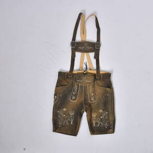 Bavarian Garments New Style Men Hot Traditional Octoberfest Bavarian Lederhosen Shorts Custom Trachten Shorts For Men - Product Image 1