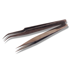 Pince à épiler pour cils en fibre noire plasma, haute élasticité, antistatique, grande précision, personnalisable - Product Image 3