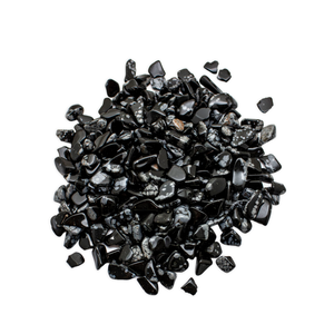 Flocon de neige en cristal puce d'obsidienne puce de pierre dégringolée en vrac guérison naturelle graviers Feng Shui galets sur le thème de l'amour pierres précieuses d'agate - Product Image 2