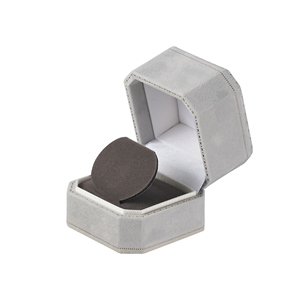 Boîte octogonale pour bagues emballage de bague de luxe Yongda marque CTS-11S modèle imprimé - Product Image 2