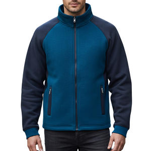 Gilet matelassé tendance vintage pour homme, coupe confortable, écologique, respirant, séchage rapide, col roulé, manches raglan - Product Image 1