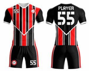 Maillots de football personnalisés en sublimation pour équipes – 100 % polyester, légers et durables – Commande en gros - Product Image 1