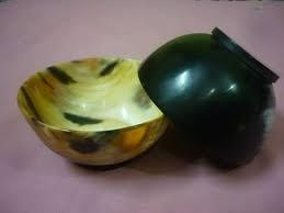 Bols de vaisselle en corne attrayants bols en corne de service fabriqués à la main moyens bol en corne Viking nordique reconstitution médiévale fête vache - Product Image 4