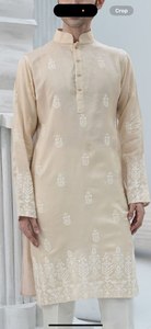 ผ้าไหม dola เมอร์เซไรซ์เส้นด้ายเนื้อผ้าวิสคอสแท้สำหรับผู้ชายปักลายผ้าย้อมสีเพิ่มทัศนวิสัย - Product Image 2