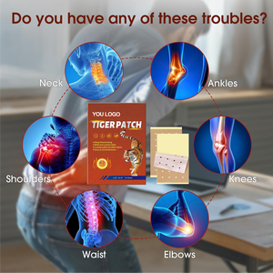 100% 天然ハーブ中国虎パッチ石膏痛みを和らげる筋肉と血液活性化痛みを和らげるパッチ - Product Image 2