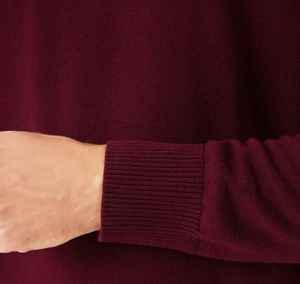 custom New Design Merino Wool Cashmere Men's Polo Neck <b>Sweater</b> Custom Logo Long Sleeve Polo <b>Shirt</b> - Product Image 4