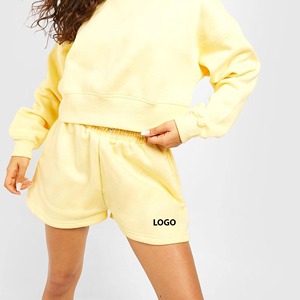 <b>Women's</b> <b>Board</b> <b>Shorts</b> Customized Running Quick Dry Breathable Cotton Fleece Mid Waist Elastic Regular Fit Summer Sporty <b>Shorts</b> - Product Image 1