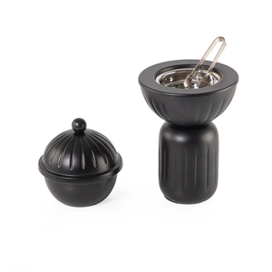 Traditional Black Finished Metal Bakhoor Burner Oud Diffuser Arabic Home Decor and Ramadan Celebration - Product Image 1