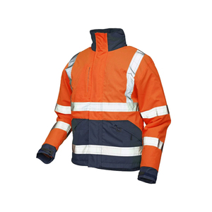 Veste de sécurité personnalisable pour vêtements de travail avec bandes de vêtements de travail d'hiver haute visibilité disponibles dans toutes les tailles et couleurs avec logo personnalisé - Product Image 2