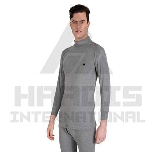 Slim Fit manga larga nuevo estilo cuello redondo Camiseta nuevo diseño de moda contraste Color Panel camiseta para hombres - Product Image 1