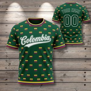 Camiseta de Fútbol Unisex de Colombia para la Copa Mundial 2023 con Diseño de Bandera, Regalo para el Día del Partido, Conjunto de Camiseta para Aficionados a la Copa Mundial - Product Image 1