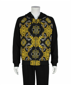 Tout nouveau sweat à capuche à fermeture éclair intégrale imprimé avec des couleurs tendance, avec des motifs d'impression et de broderie personnalisés, logos à la demande, sweat à capuche sans marque - Product Image 1