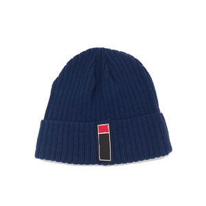 Bonnets unisexe de couleur unie personnalisés, bonnets de Ski chauds en tricot d'hiver - Product Image 4