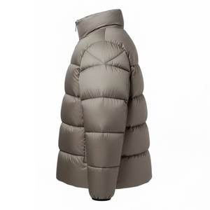 Nouvelles vestes matelassées en duvet de haute qualité pour hommes, à la mode, à la vente, design personnalisé, marron clair, respirantes, à capuche, tendance - Product Image 6