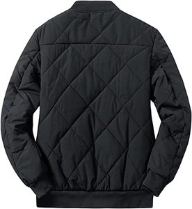 แจ็คเก็ตลำลองผู้ชาย,เสื้อบอมเบอร์ผ้าฟลีซมีซิป - Product Image 3